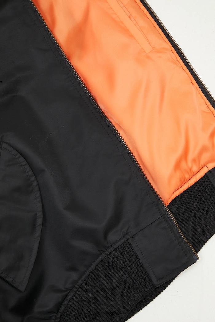 JW Anderson bomber jacket Curved Hem Bomber Jacket JK0347.PG1666.999 black