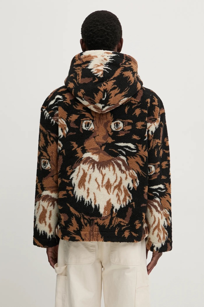 JW Anderson Zip Front Hooded Jacket JK0337.PG1585.600 brown