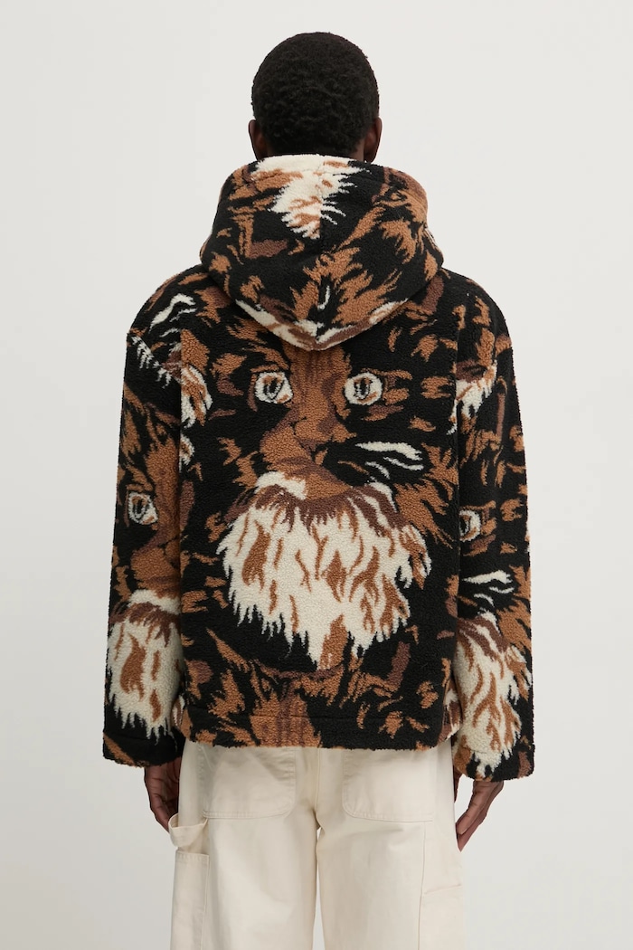 JW Anderson Zip Front Hooded Jacket JK0337.PG1585.600 brown