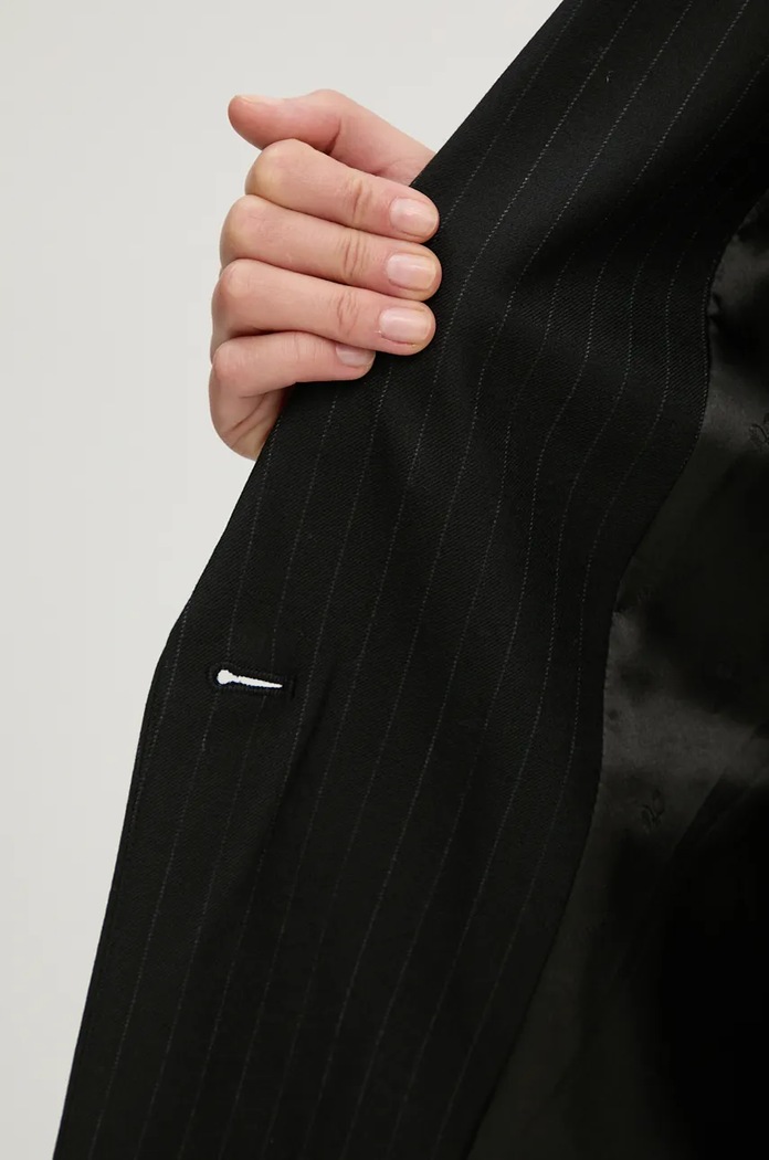 Bruuns Bazaar marynarka z domieszką wełny BillBBFrida blazer BBW4105