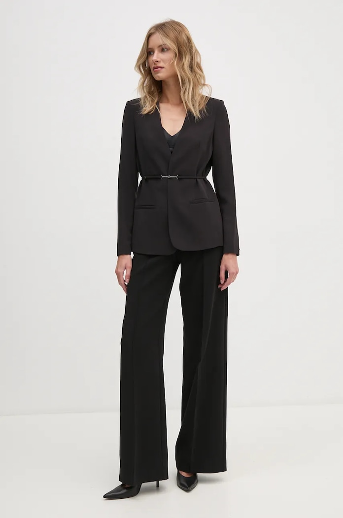 Calvin Klein marynarka K20K207154 czarny AW24