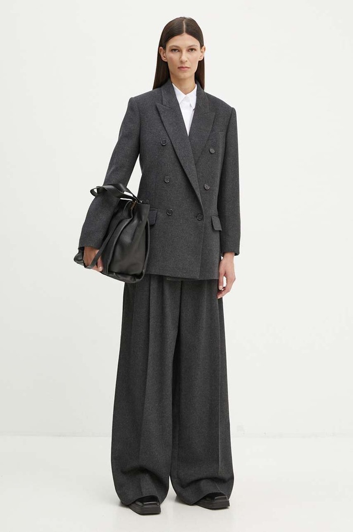 Iceberg marynarka z domieszką wełny L011.3068 szary AW24