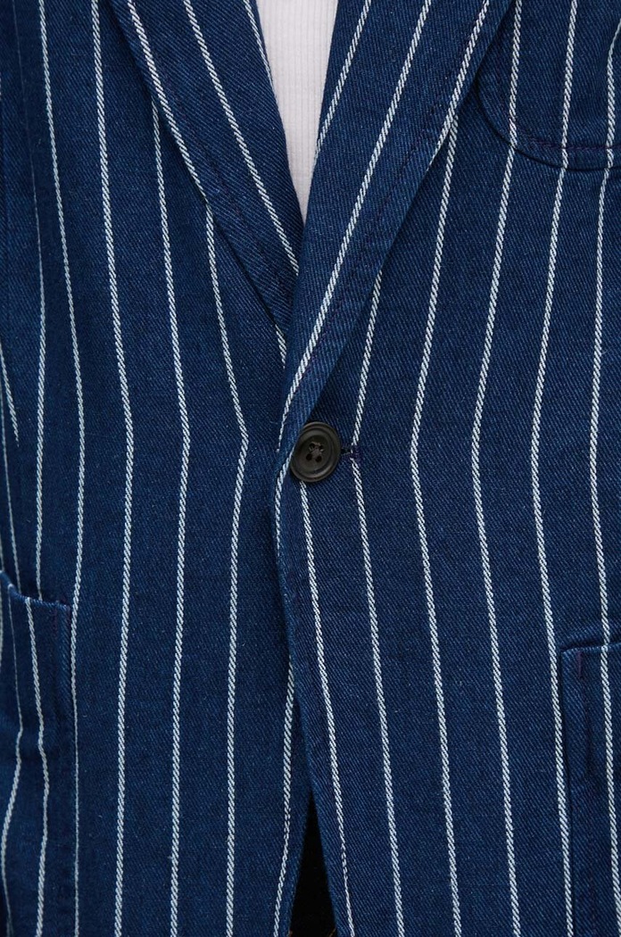 Polo Ralph Lauren marynarka lniana 211934940 niebieski