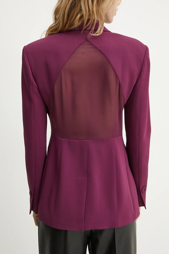 Pinko sacou cu captuseala violet 104072.A243