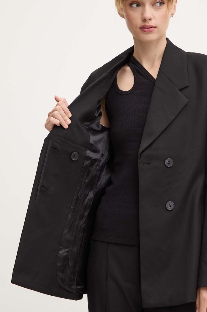 Sako s prímesou vlny Remain Fitted Blazer 501915100