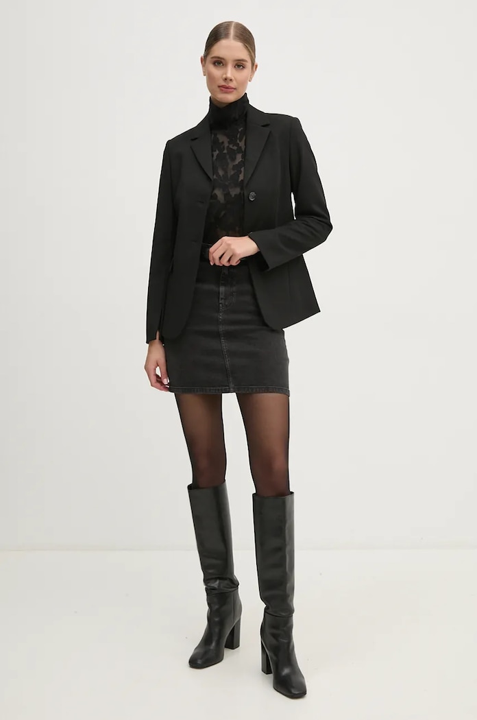 Σακάκι Sisley 24Q5LW02Q μαύρο AW24