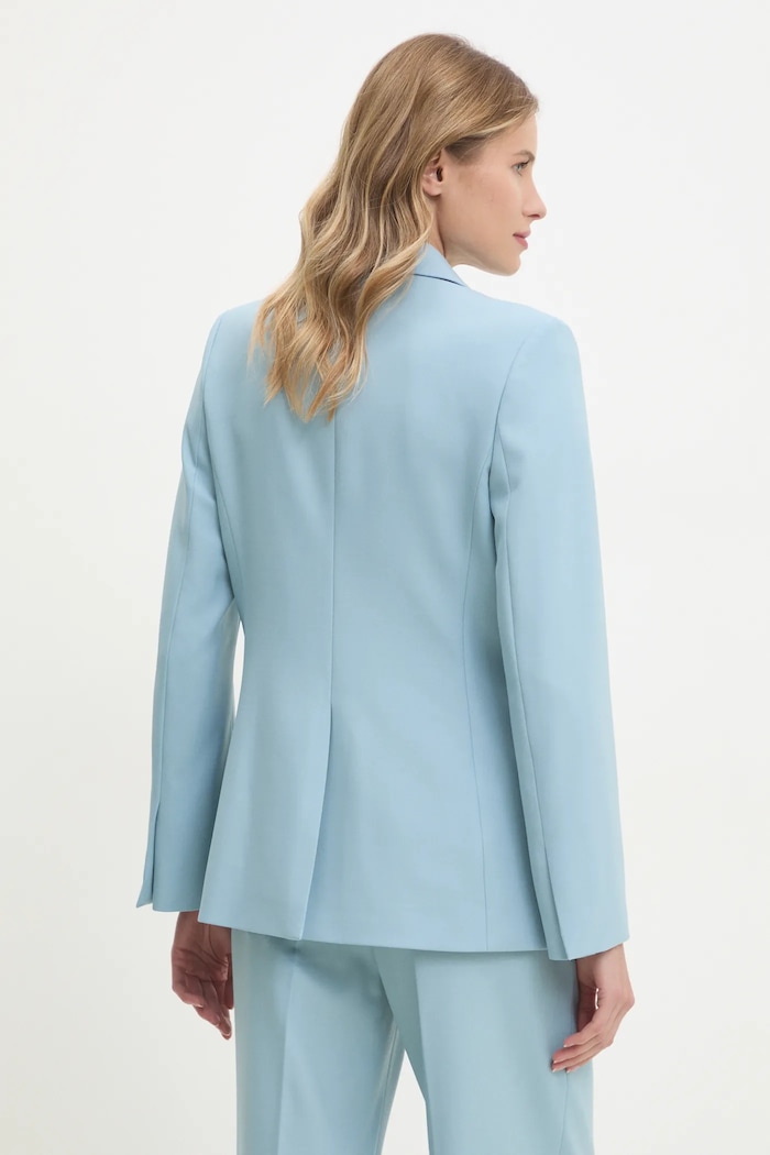 Odzież Calvin Klein marynarka z domieszką wełny K20K207632 niebieski