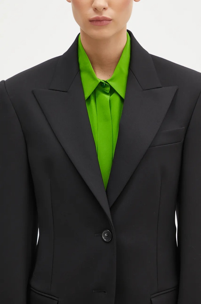Sacou din lână Echi Sportmax 2422046042600 negru
