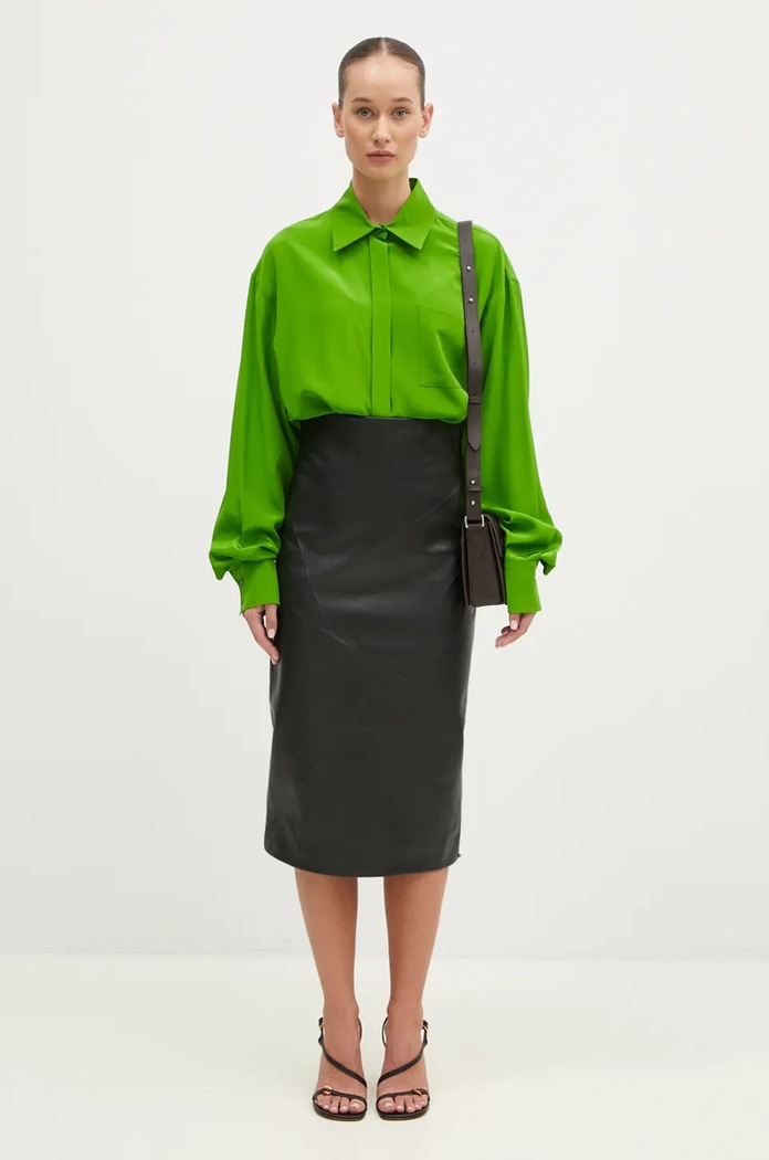 Sportmax silk shirt Tonale 2422196012600 green