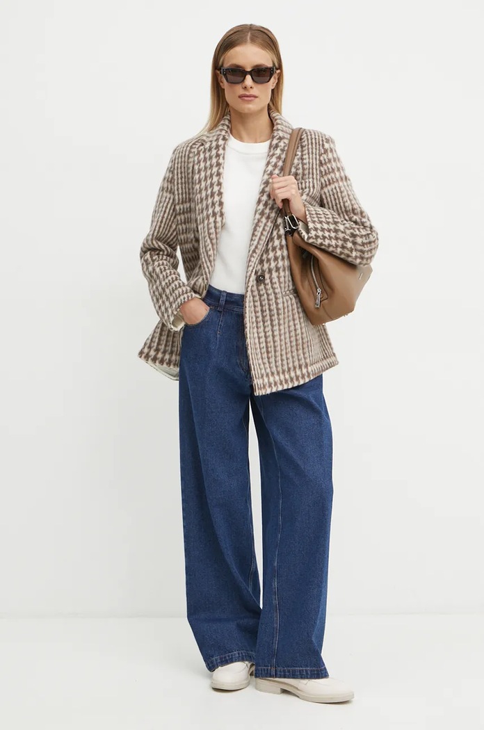 Vuneni sako Forte Forte 13206.mycoat bež AW24