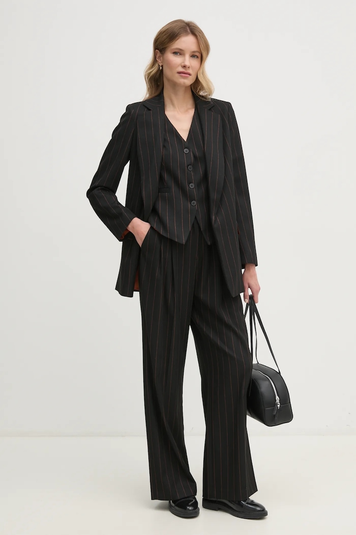 Sandro Ferrone marynarka S25YBEFAGGIO czarny AW24