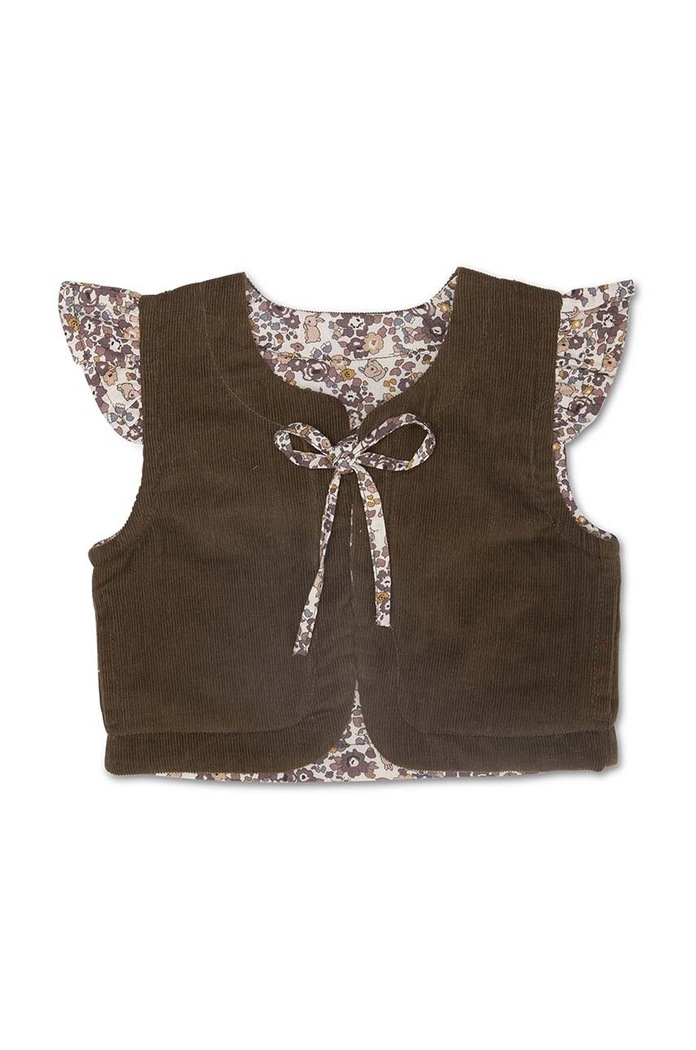 That's mine Filippa vest 117396 καφέ AW24