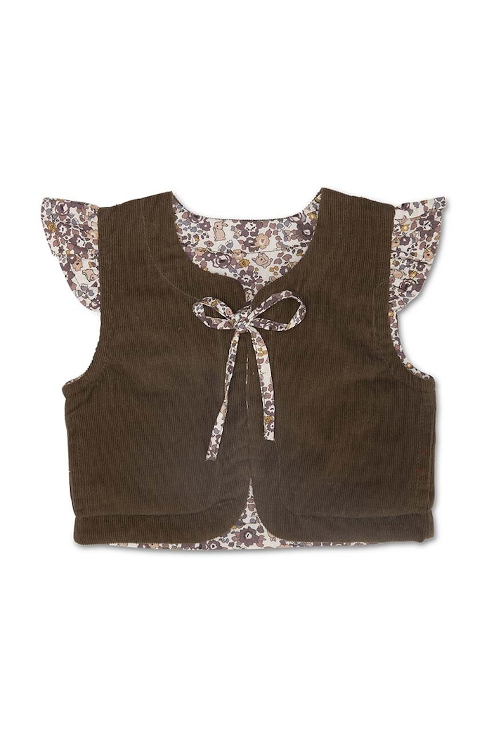 That's mine Filippa vest 117396 καφέ AW24