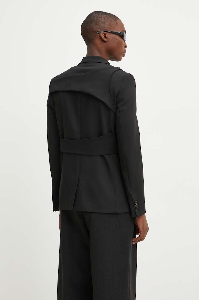 Clothing Heliot Emil wool blend blazer HE.M.04.008.W05.BLK01 black