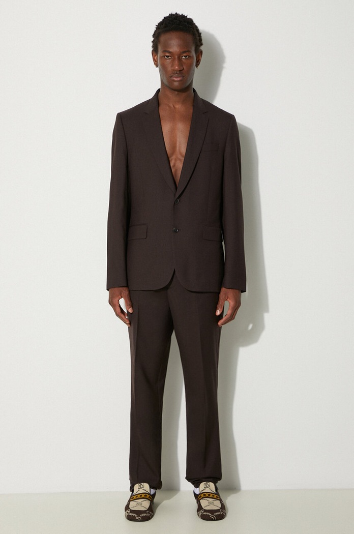 Вълнен костюм Paul Smith вълна кафяв M1R.1457.M00001