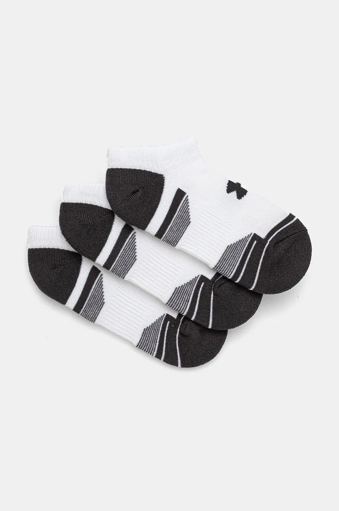 Under Armour skarpetki dziecięce Y Performance Tech 3pk NS 3-pack skarpetki krótkie biały 1379519