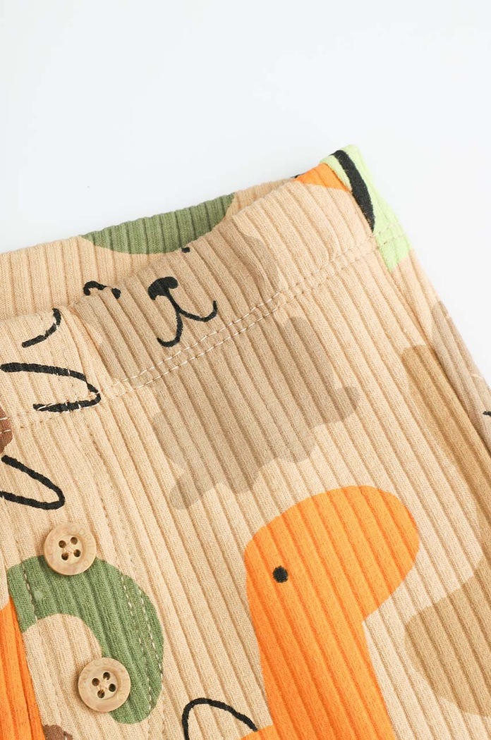 Chłopiec Coccodrillo legginsy dziecięce ZC4122101SBN beżowy