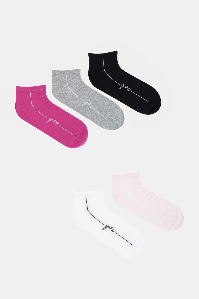 Guess sosete 5-pack sosete scurte roz O4YG07.KBZU0