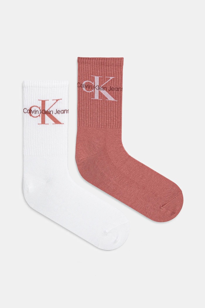 Κάλτσες Calvin Klein Jeans 4-pack ψηλές κάλτσες ροζ 701229462