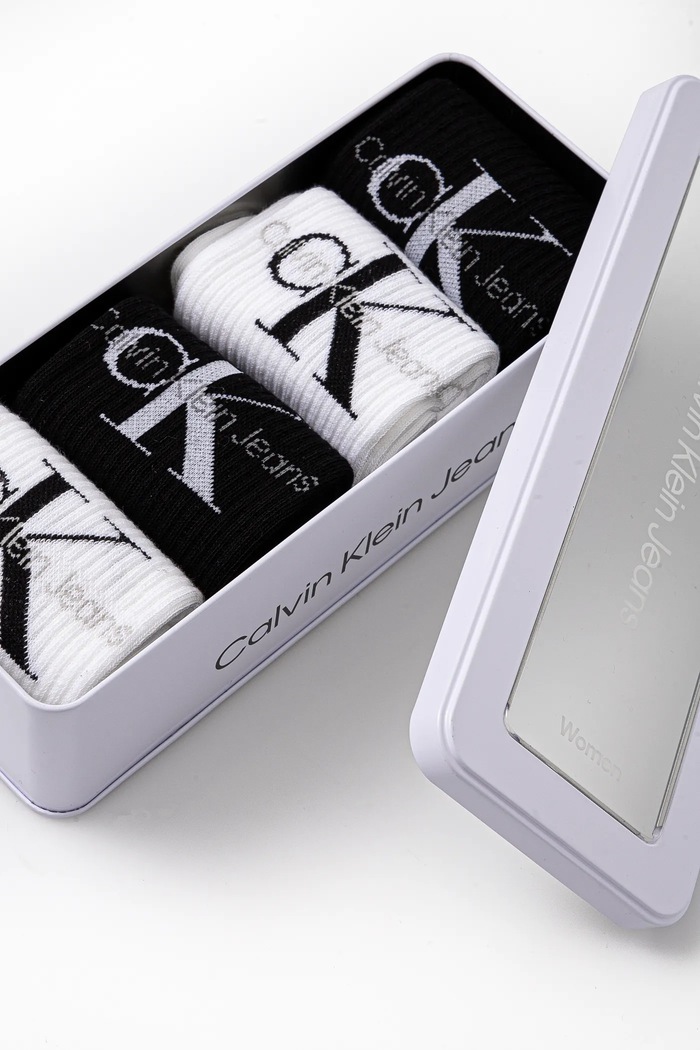 Дрехи Чорапи Calvin Klein Jeans (4 чифта) 701229462 черен