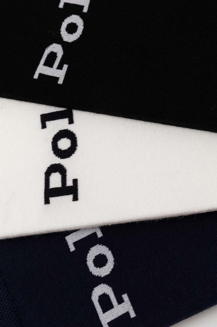 Polo Ralph Lauren zokni 3 pár 455955243 fekete AW24