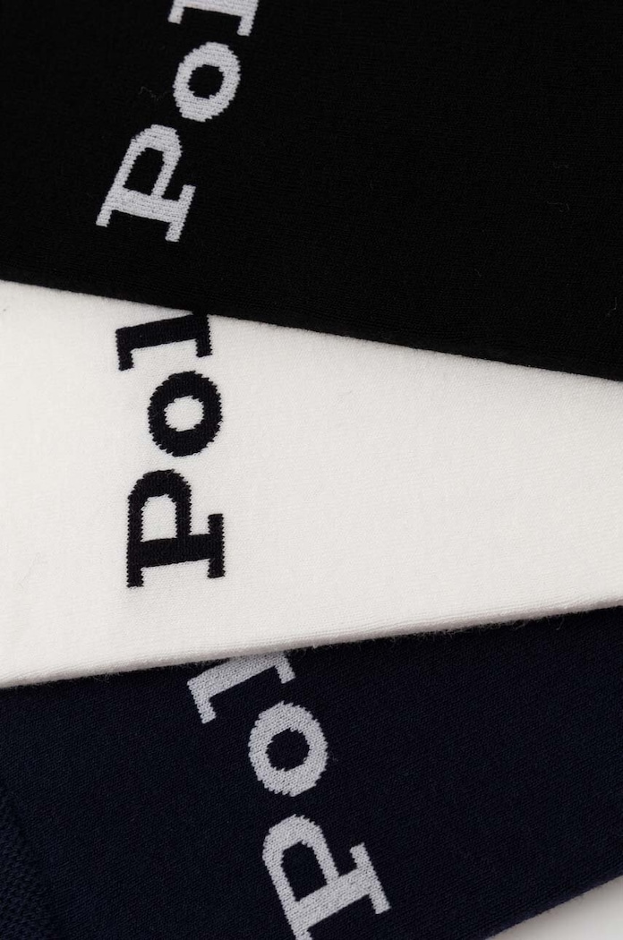 Polo Ralph Lauren zokni 3 pár 455955243 fekete AW24