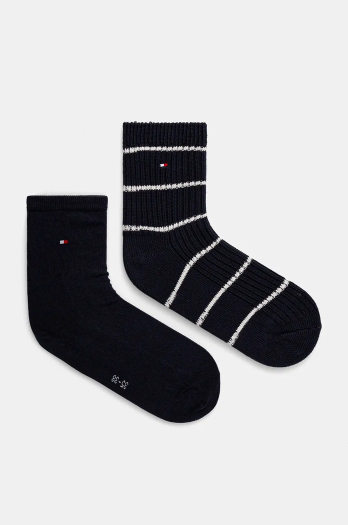 Tommy Hilfiger skarpetki 2-pack skarpetki długie granatowy 701229866