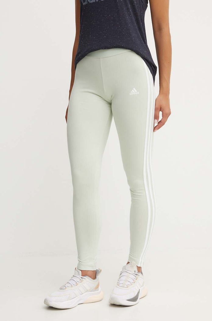 Legíny adidas Essentials pletenina zelená IY4191