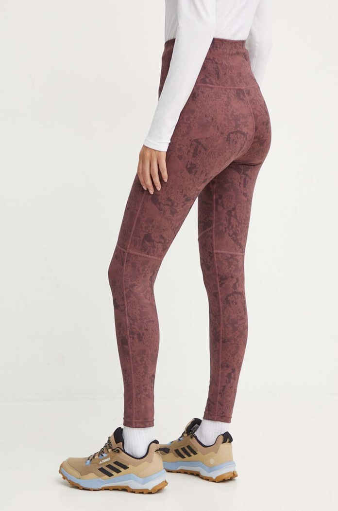 Oblečení Legíny adidas TERREX Multi IW9294 burgundské