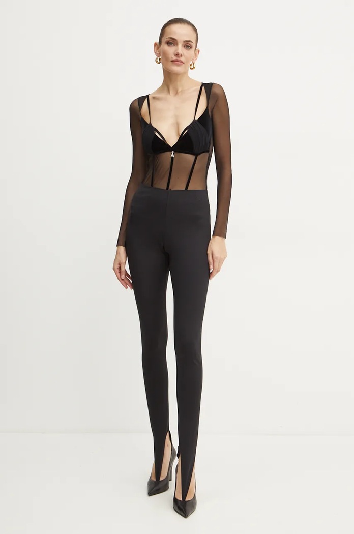Tajice Patrizia Pepe 2P1637.A505 crna AW24
