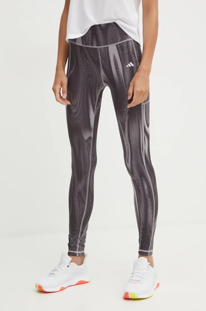 Tréninkové legíny adidas Performance Strength pletenina šedá IW9991