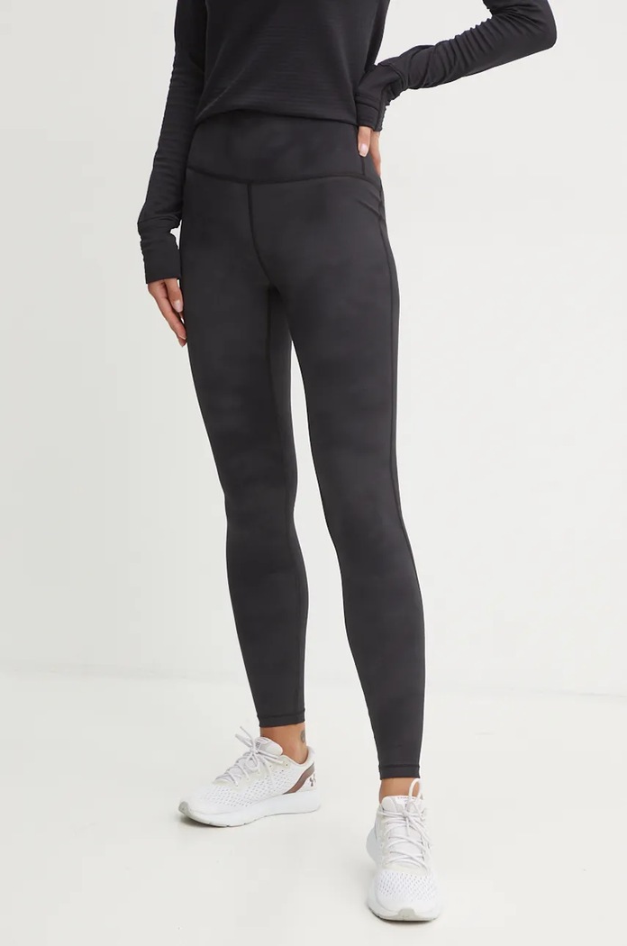 Κολάν για τρέξιμο New Balance Athletics Reflective Warming εμπριμέ μαύρο WP43258ACK