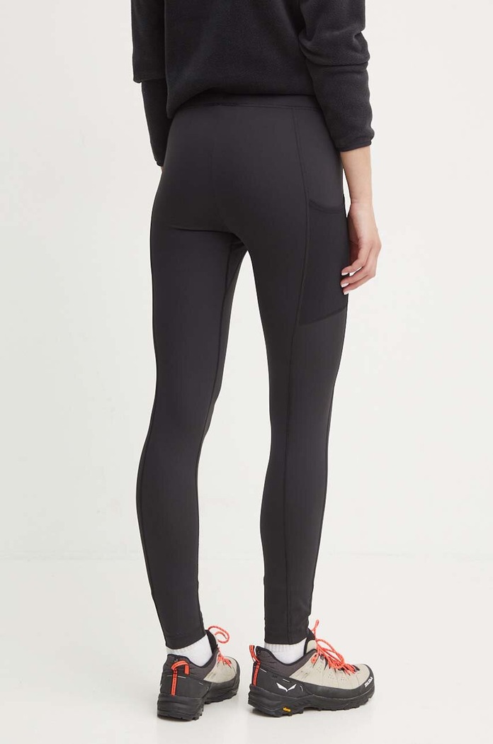 Odzież Jack Wolfskin legginsy sportowe Klintal 1508901 czarny