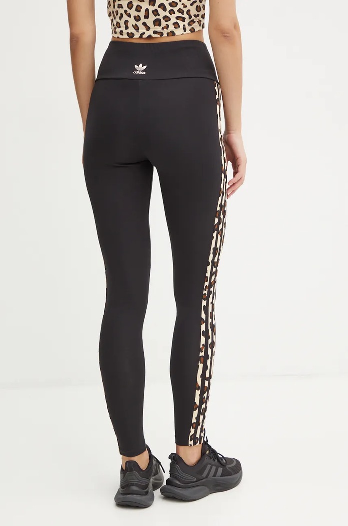 Ρούχα Κολάν adidas Originals Leopard Legging IW8471 μαύρο