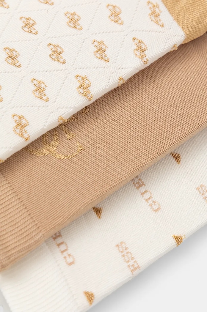 Ponožky Guess 3-pak O4BG03.KCJ20 béžová AW25
