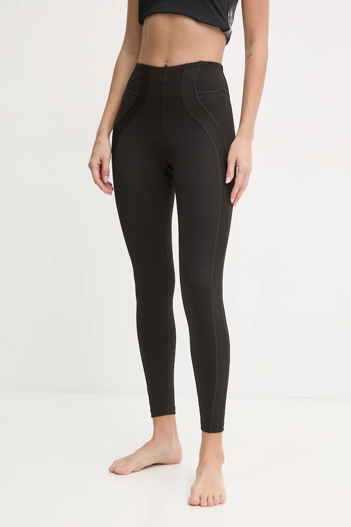 Puma legginsy do jogi Studio Cloudspun z elastanem czarny 525680