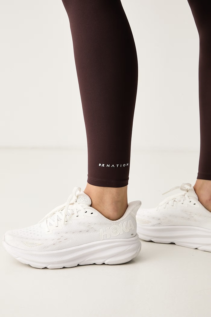 Legginsy sportowe damskie Signature P.E Nation 243G320 brązowy
