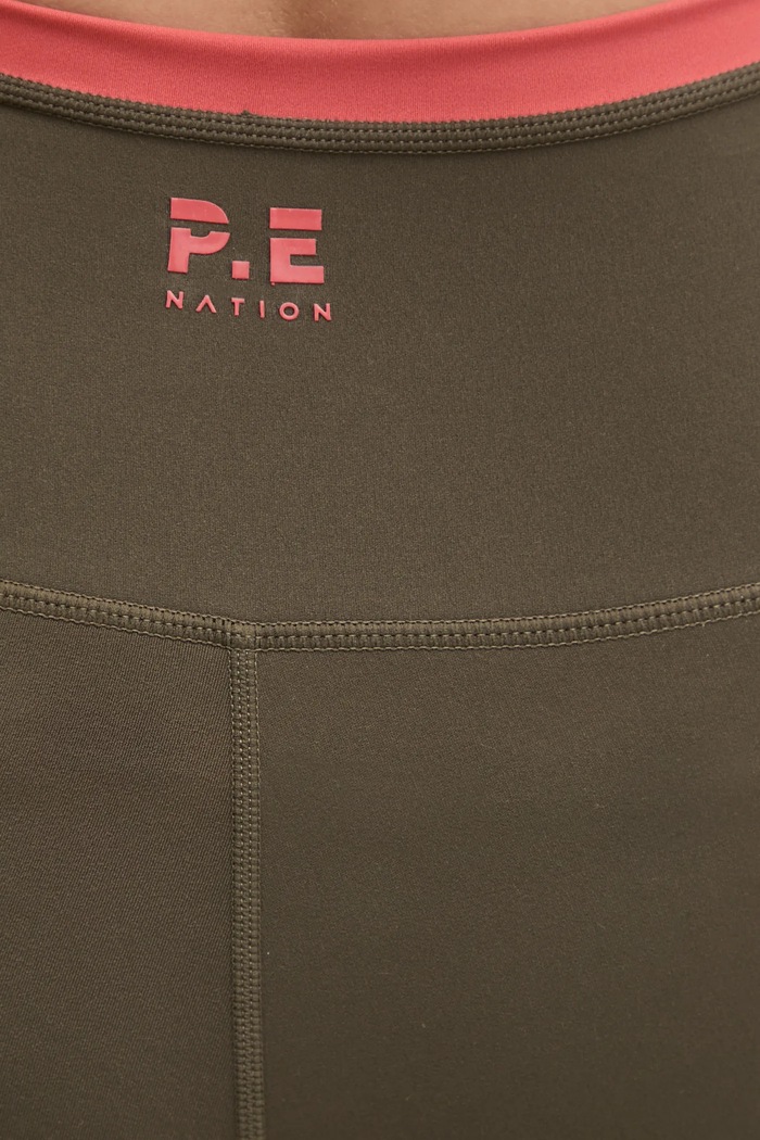P.E Nation colanți sport pentru femei Vita verde 243G343