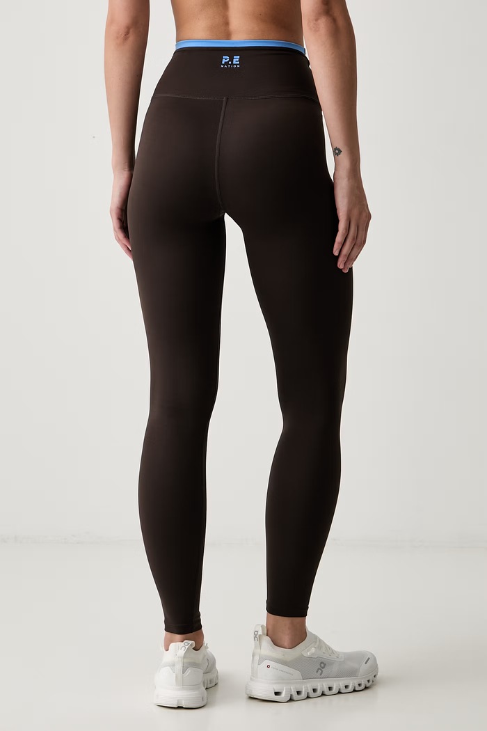 P.E Nation legginsy sportowe damskie Vita 243G343 brązowy SS26