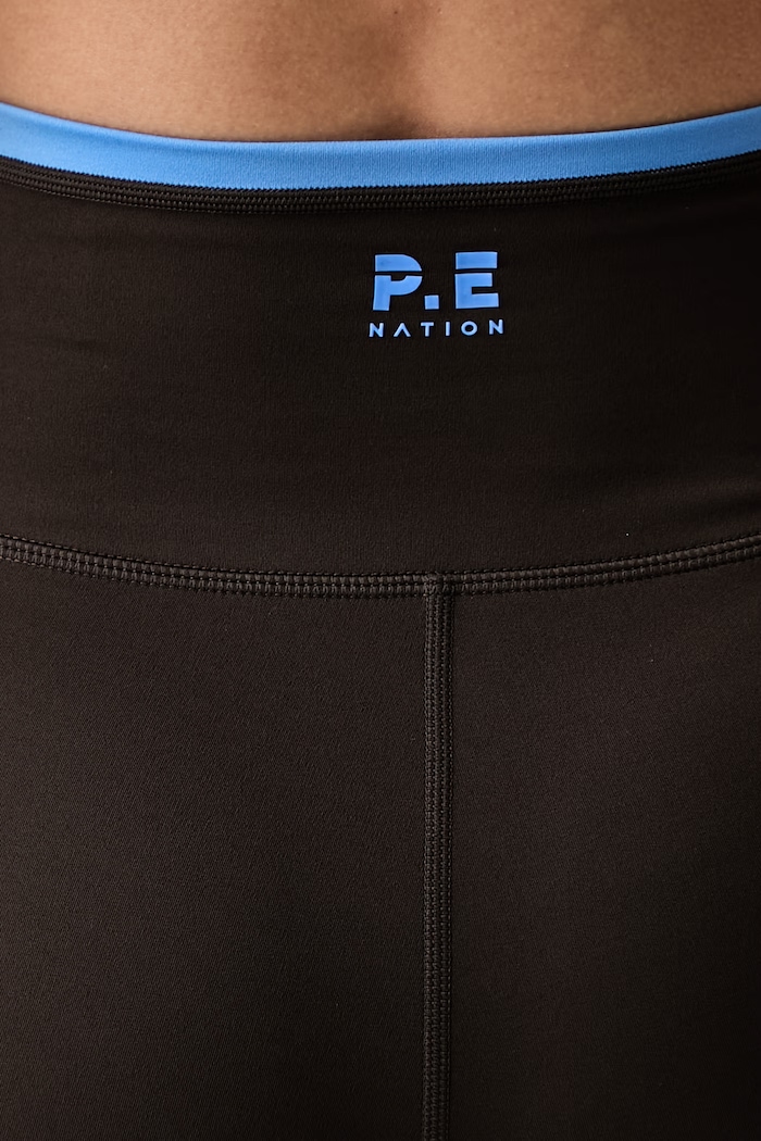 Odzież P.E Nation legginsy sportowe damskie Vita 243G343 brązowy