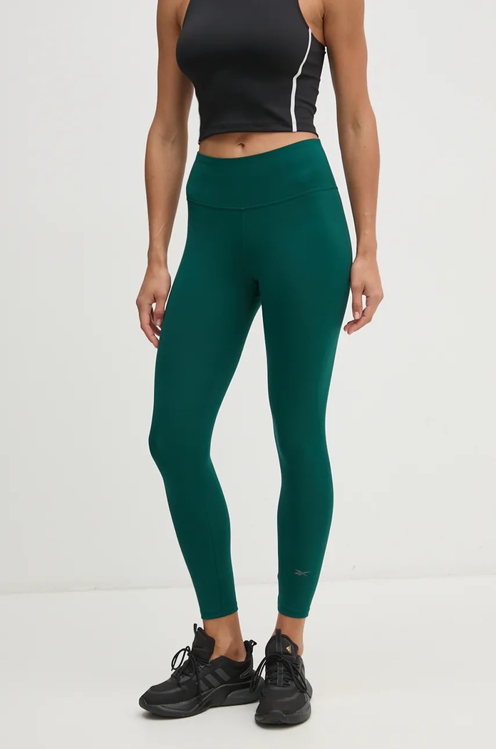 Tréninkové legíny Reebok Active Collective Dreamblend pletenina zelená 100205552
