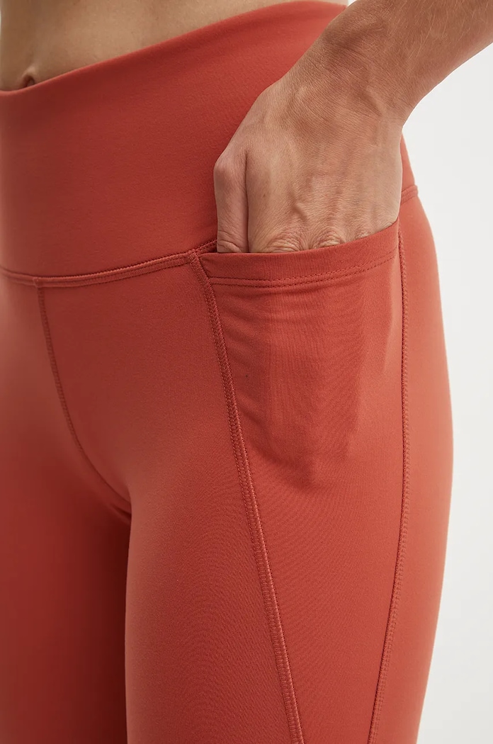 Reebok legginsy treningowe LUX Collection pomarańczowy 100205604