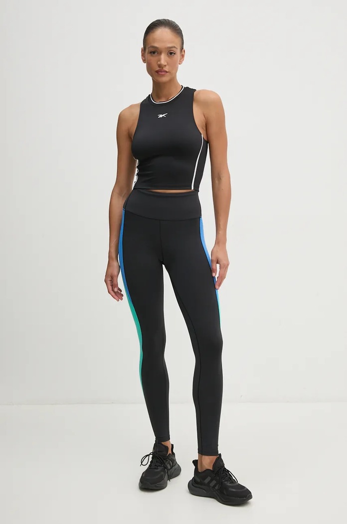 Legíny Reebok Lux Colourblock 100205609 černá AW24
