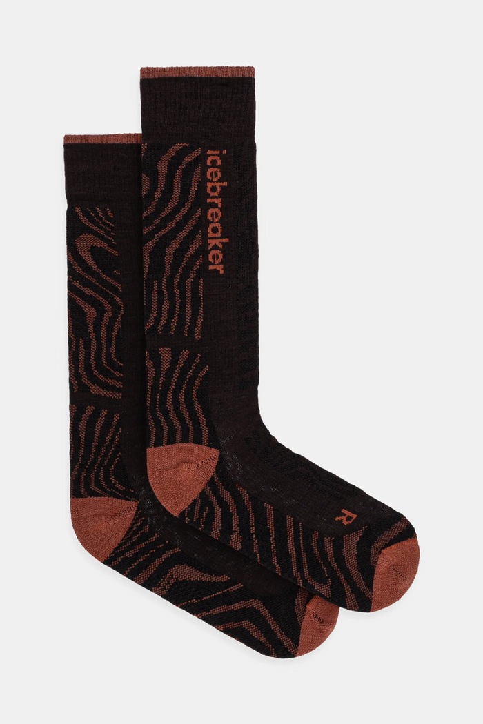 Icebreaker Ciorapi de schi Merino Blend Ski+ Medium maro IB0A573V05Y1