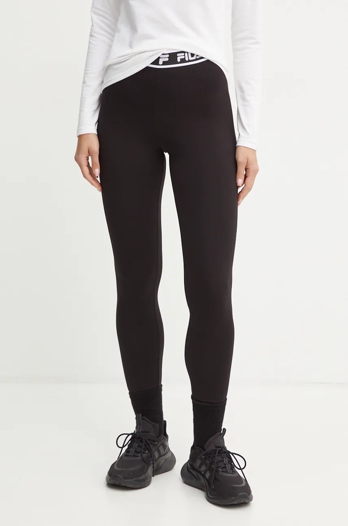 Tajice Fila Luzzi s elastinom crna FAW0901