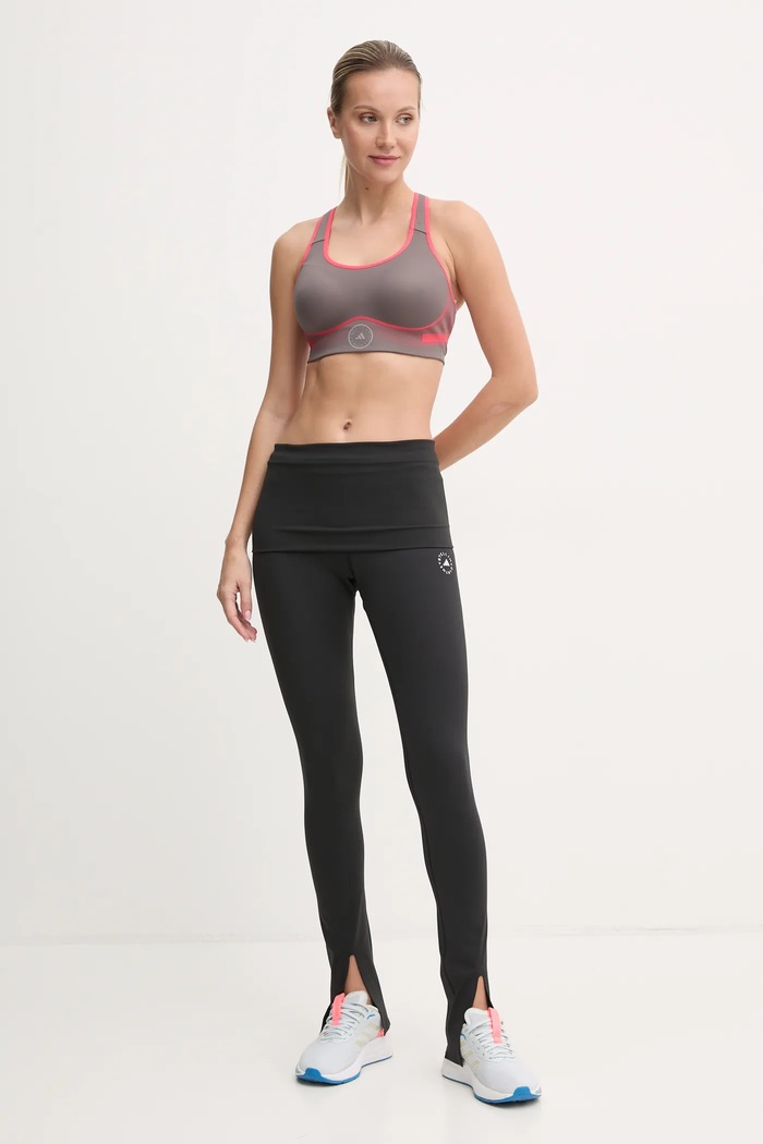 adidas by Stella McCartney legginsy treningowe TrueStrength IW0515 czarny AW25