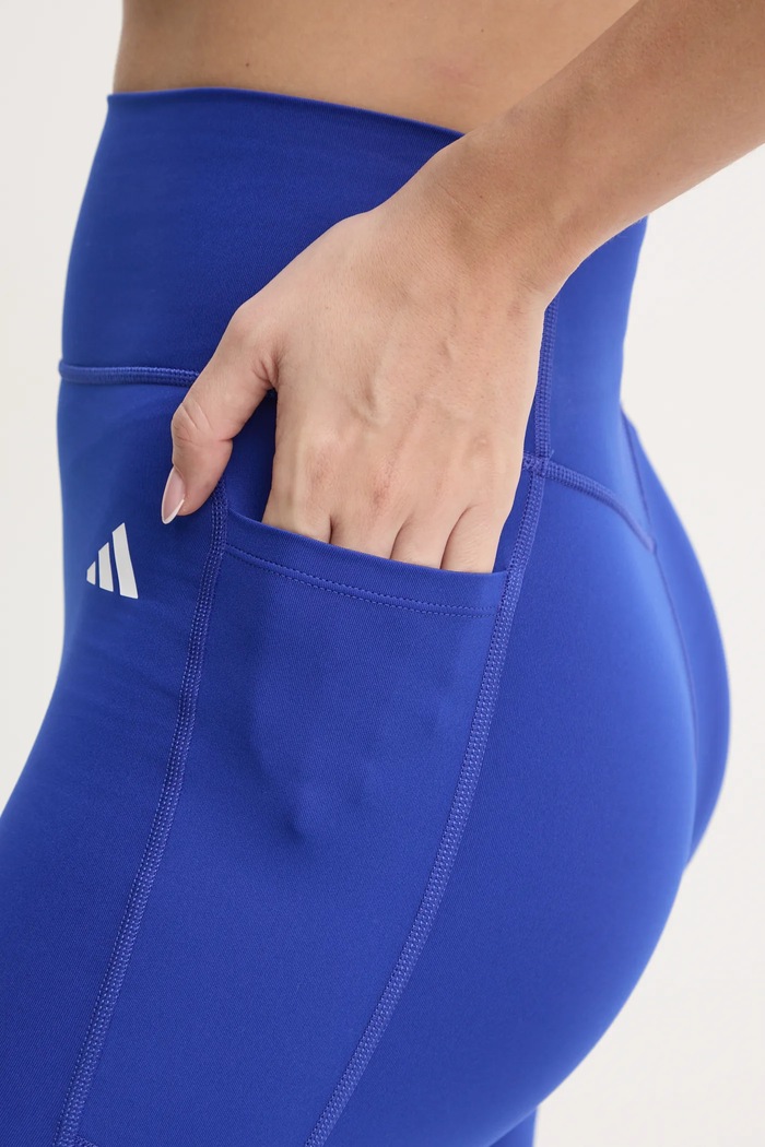 adidas Performance leggins de antrenament Optime Essentials albastru IX5020