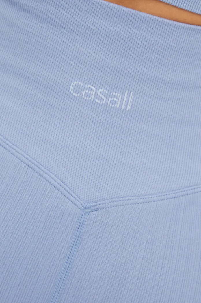 Casall legginsy treningowe Multi Rib niebieski 24160.