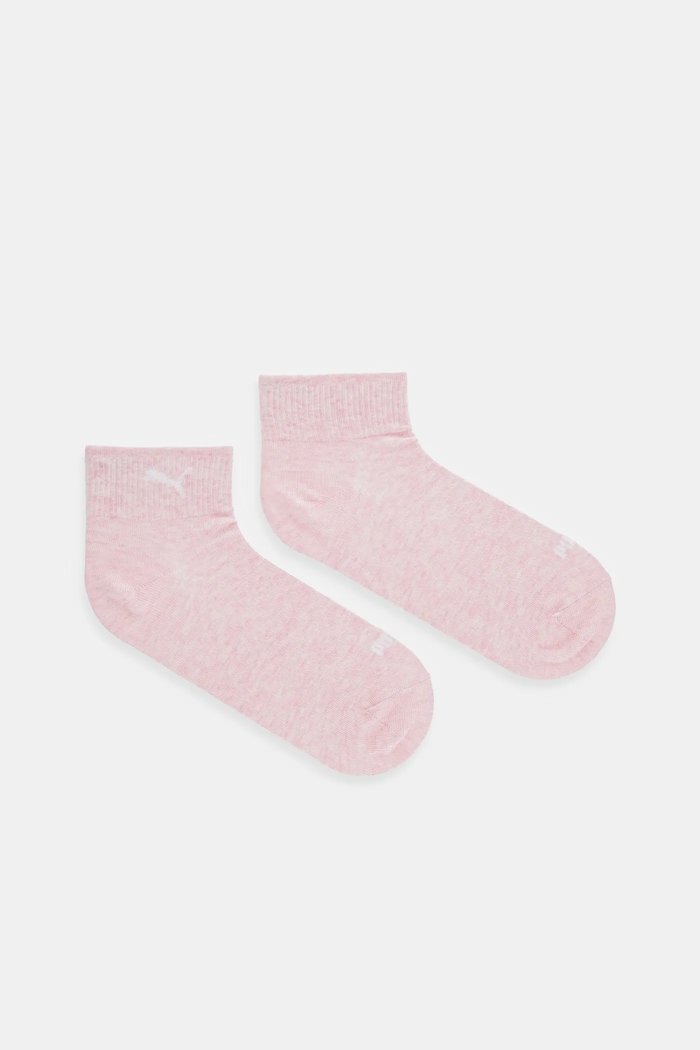 Puma șosete pentru femei cu bumbac pachet de 2 sosete scurte roz 938381