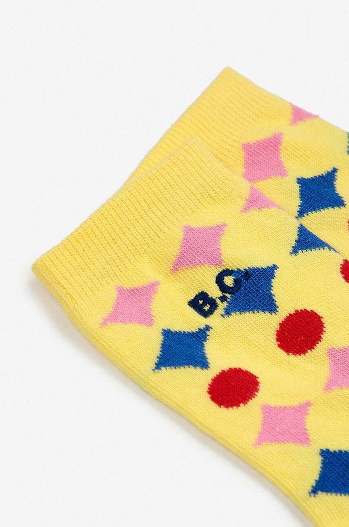 Dětské ponožky Bobo Choses Sparkles 224AI006 žlutá AW24